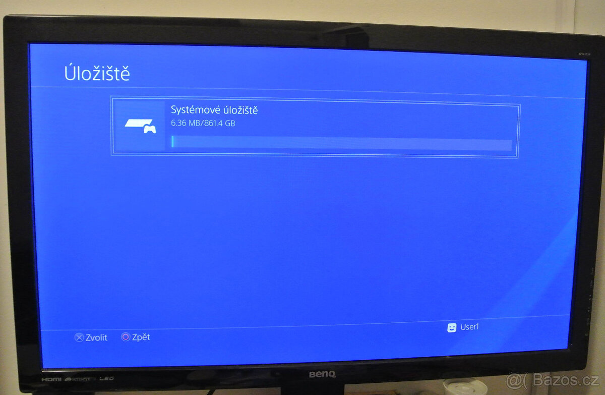 SONY Playstation 4 PRO 1TB + originál ovladač a kabely - 5