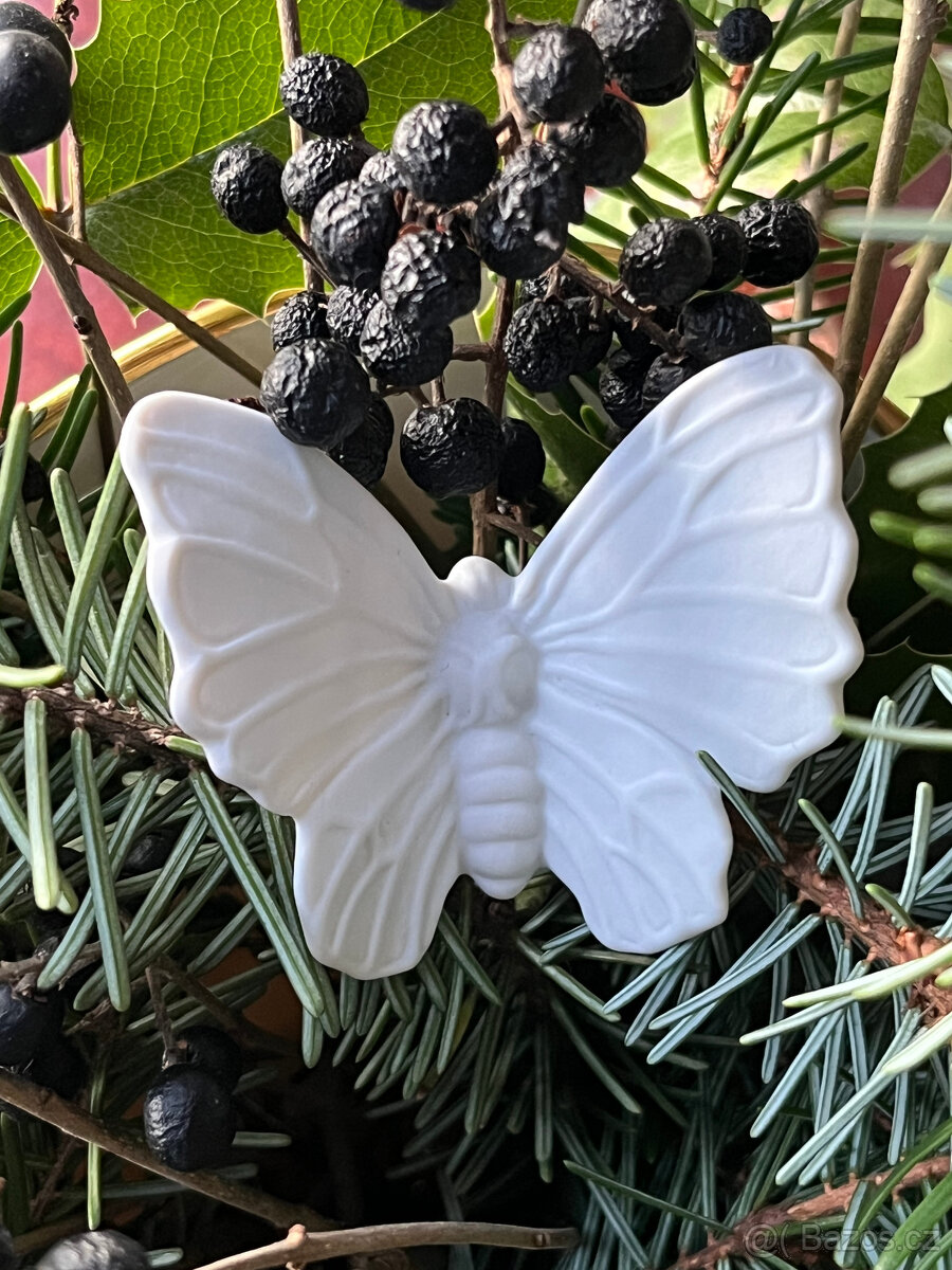 Míšeň Meissen Porcelánový motýl 4.5x5 cm - 5