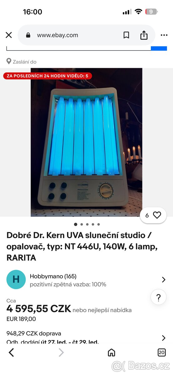 Domácí polotělové solarium Dr.Kern - 5