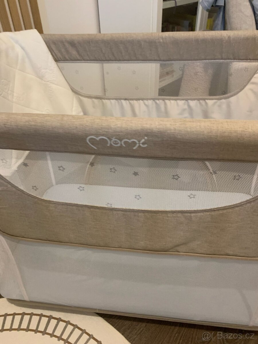 MOMI Postýlka Smart Bed 4v1 Béžová - 5
