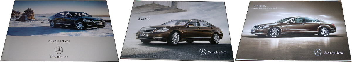 Prospekty katalog Mercedes SL R129 W126 S E CL Maserati - 5