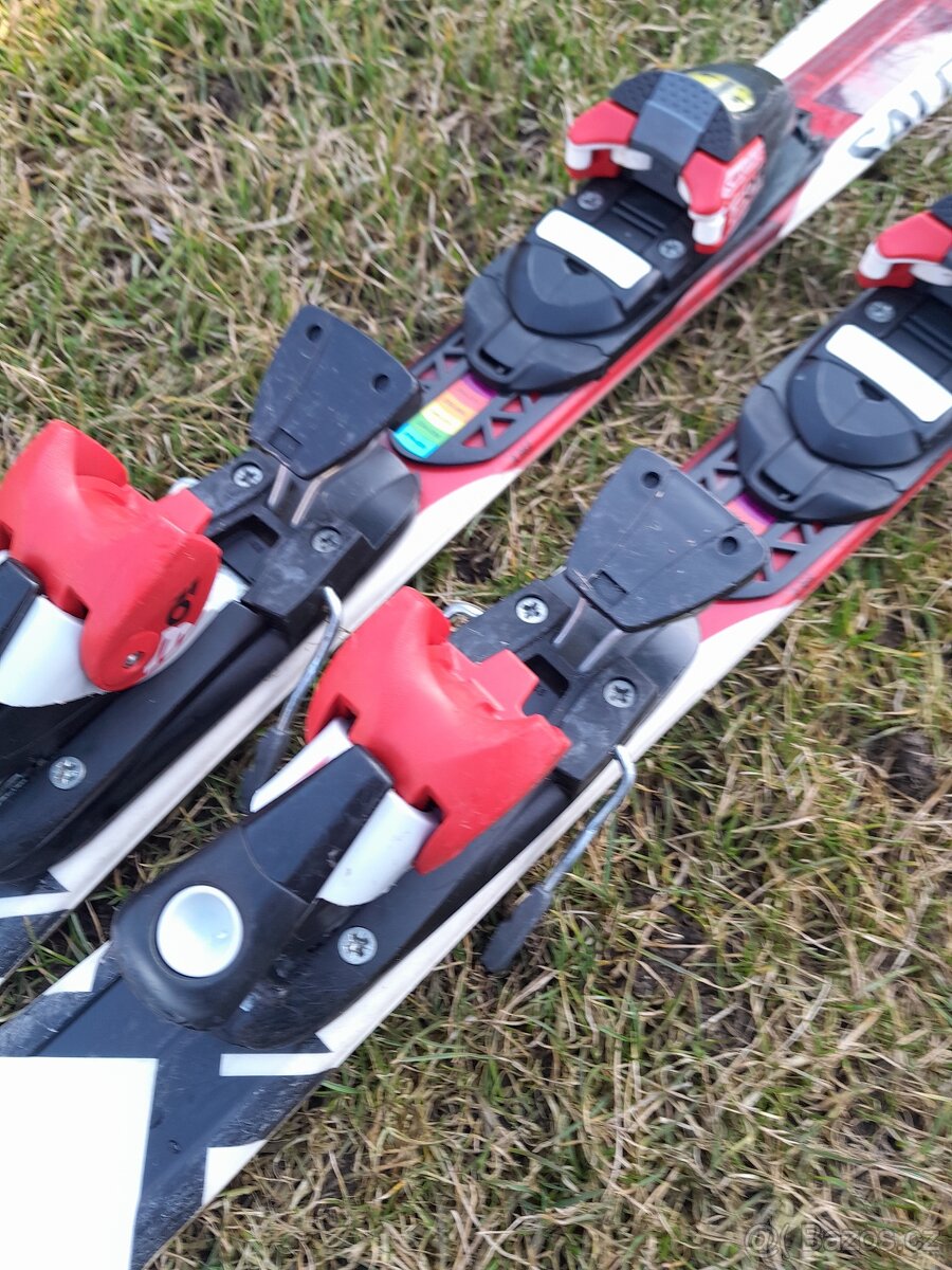 Prodám dětský set lyže Salomon 90 a boty - 5