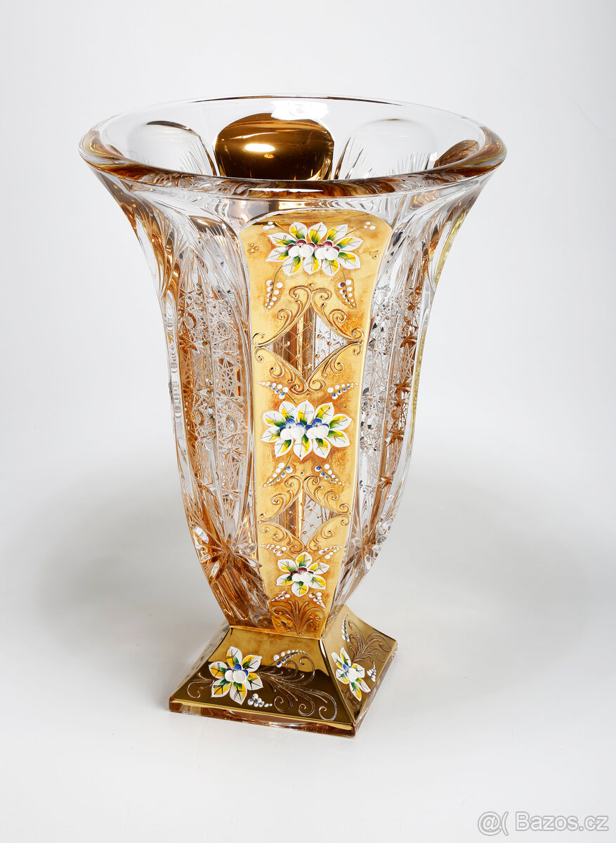 Váza Bohemia Crystal 4,4 kg 36cm - 5