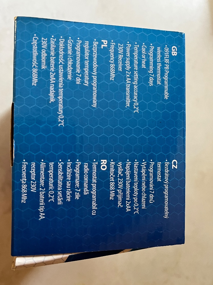 Programovatelný termostat SALUS - 5