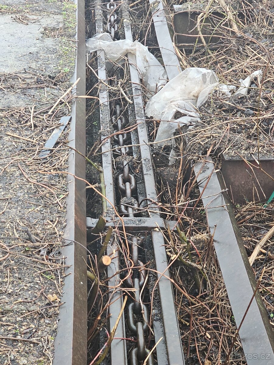 Koleje kolejnice na voziky, retez - 5