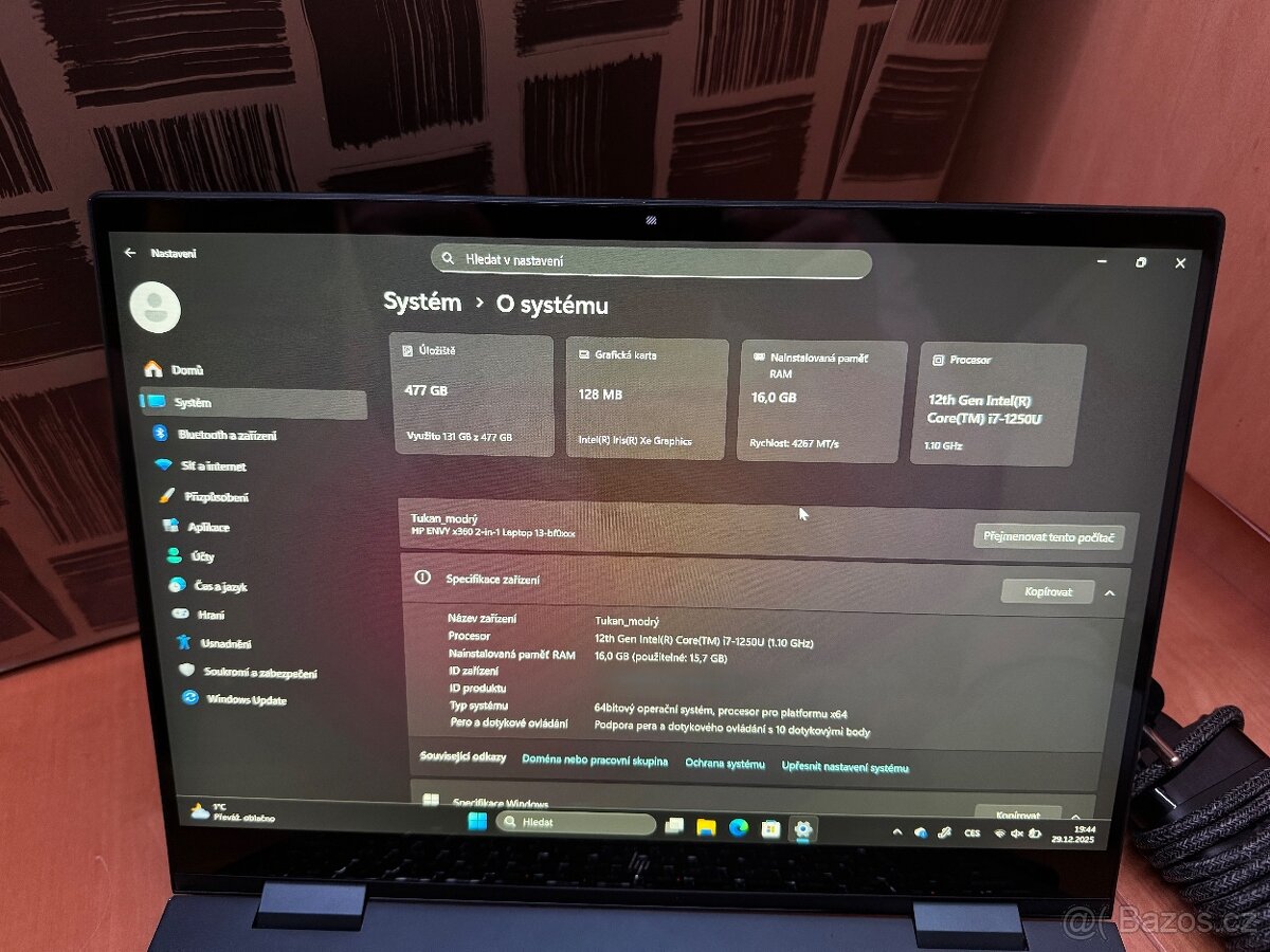 HP ENVY x360 13″ 2v1 – dotyk, pero - 5