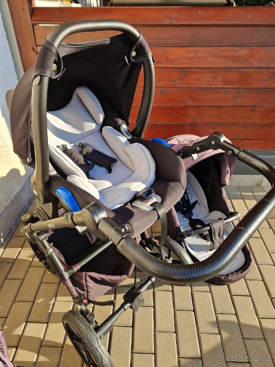 Kočárek 3v1 pěkný stav - 5