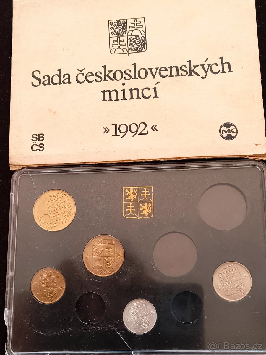 SADY ČESKOSLOVENSKÝCH MINCÍ: NEÚPLNÉ - 5