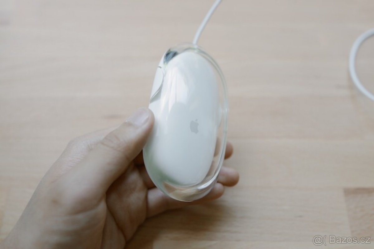 Vzácná skoro historická -1.LED bílá myš Apple Pro M5769 - 5