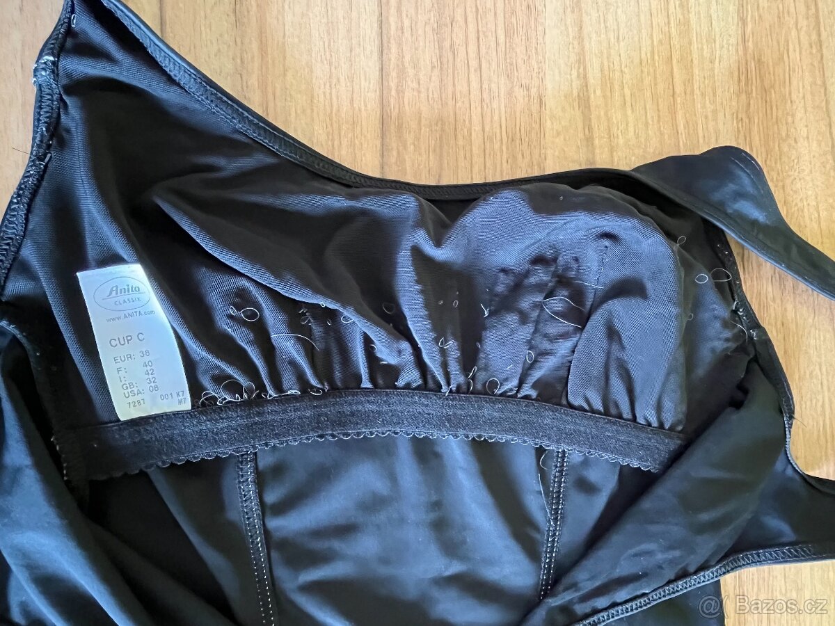 Dámské jednodílné černé plavky 38 - ANITA - 5