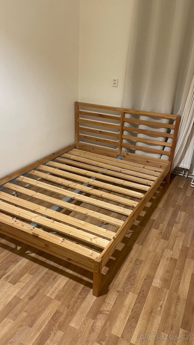 Postel masiv Borovice IKEA 140x200 cm - 5