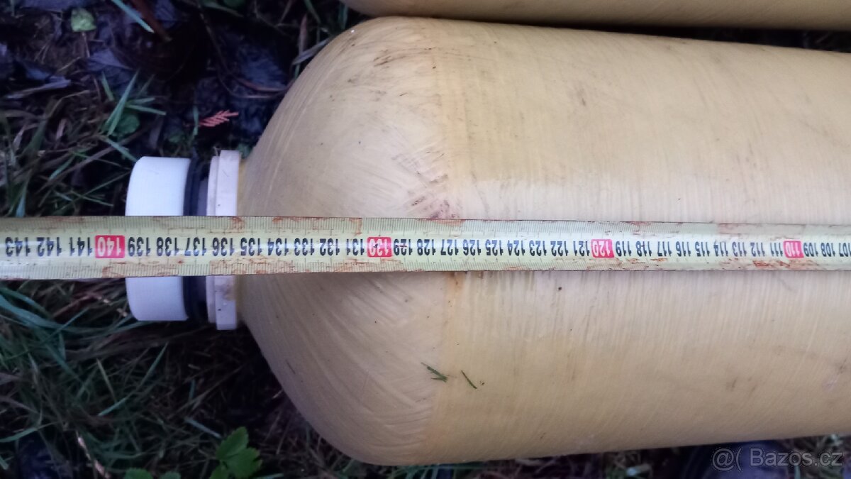 Sklolaminátová nádrž - vzdušník - láhev - plovák. - 5