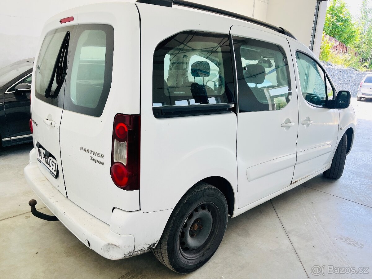 PEUGEOT PARTNER 1.6 HDi TEPEE 5 MÍST TAŽNÉ KLIMA - 5