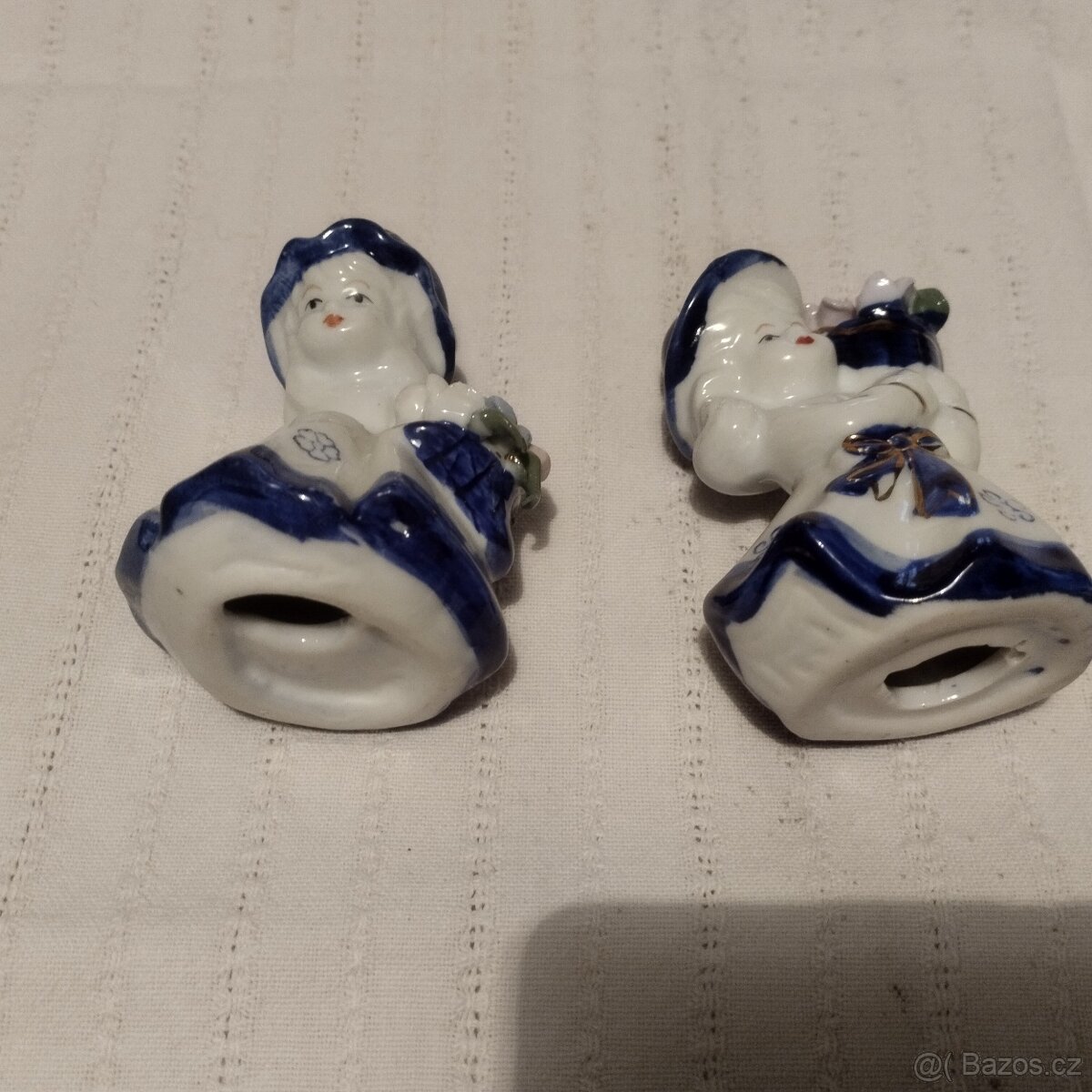 2 x porcelán soška dívky - 5