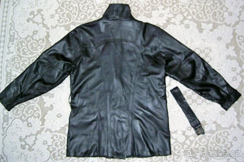 Dámská černá kožená dvouřadá bunda /Espaňa/ - 5