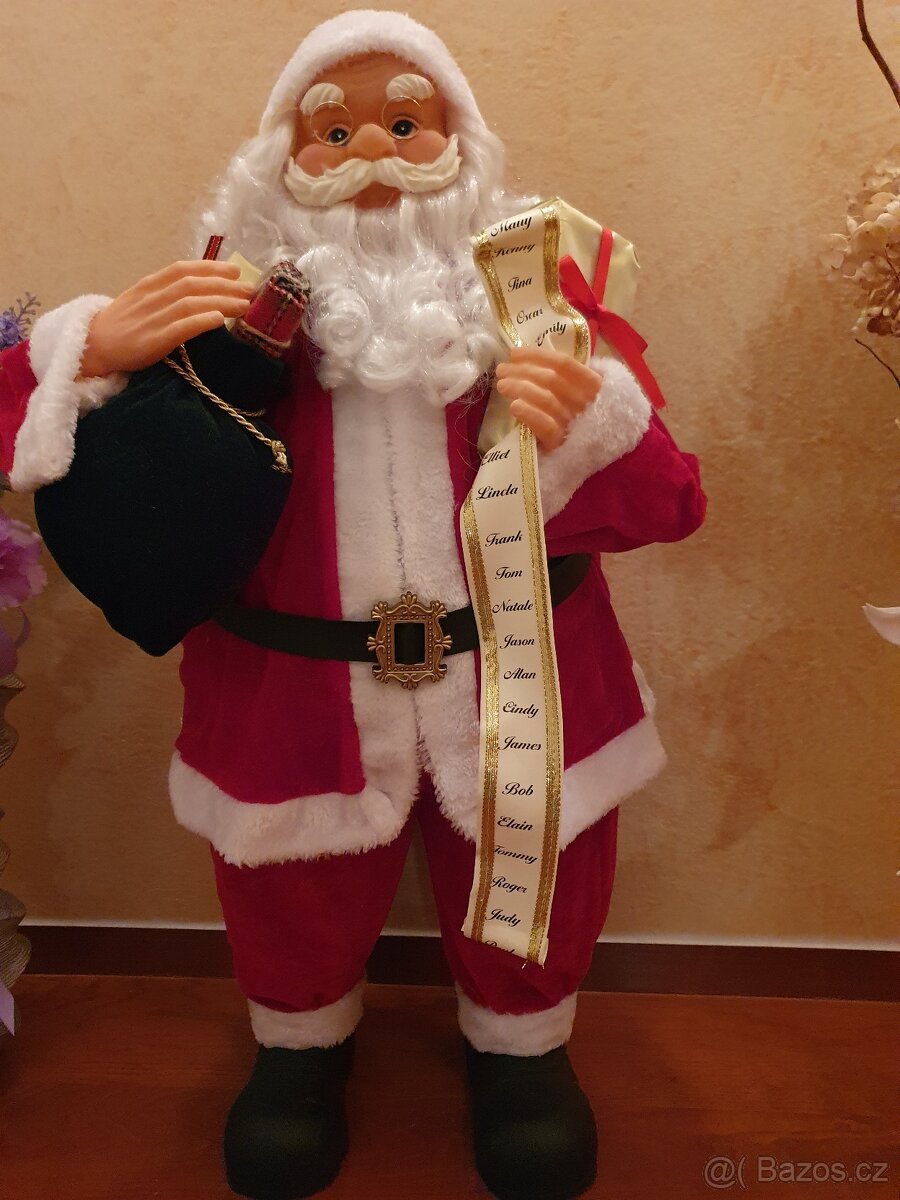 Dekorace - Vánoční Santa Klaus - 5