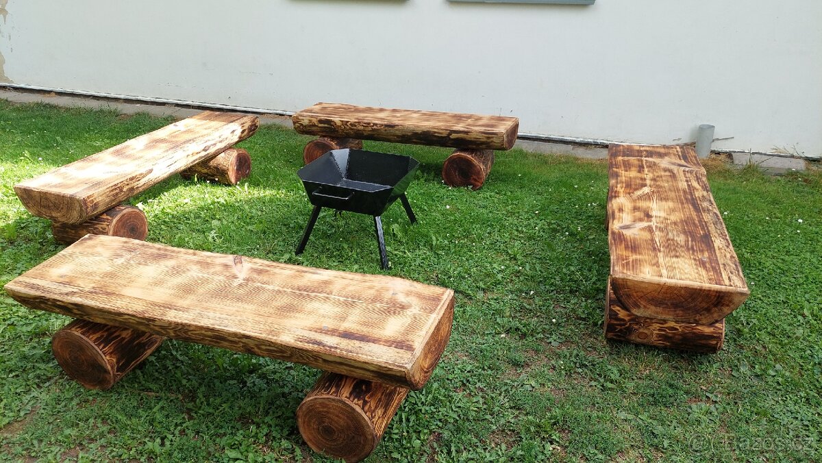 Ohniště včetně laviček - 5