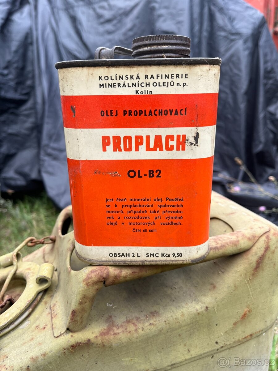 Plechovka od proplachovacího oleje - 5