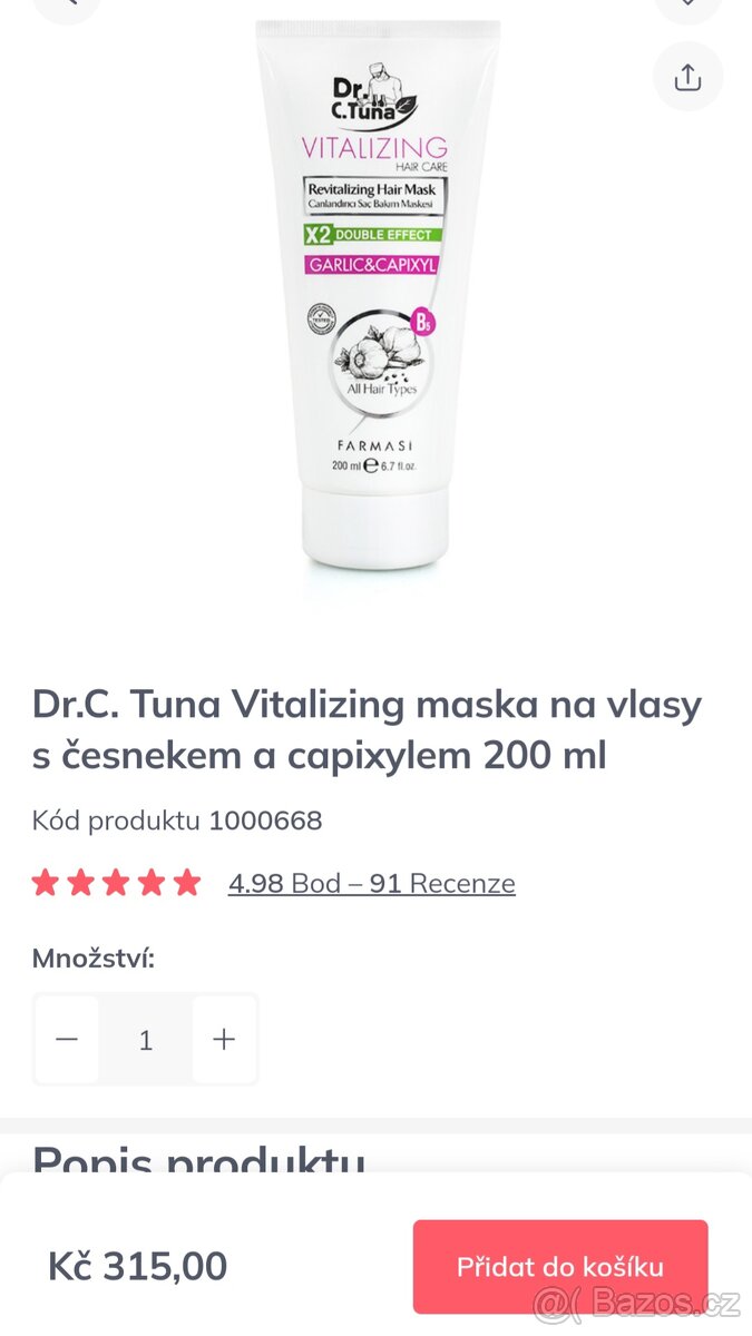 Šampon + maska Dr.C.Tuna - 5
