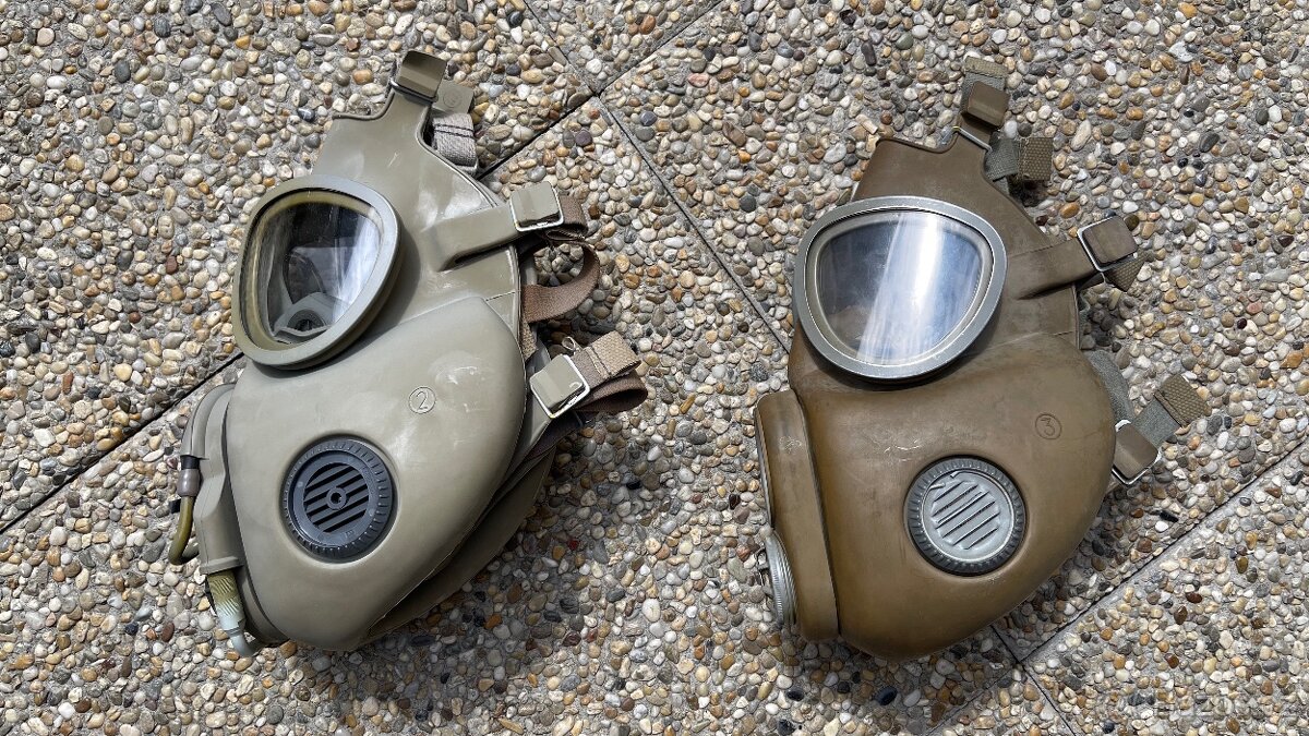 Ochranné plynové masky ČSLA OM-10M a OM-10 + filtr - 5