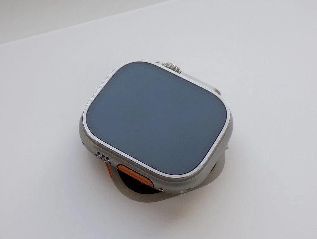 Apple Watch Ultra, 49mm, Titan, GPS, Oranžový pásek - 5