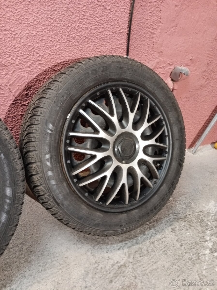 Plechové disky Mercedes 16" 5x112 zimní 205/55 - 5