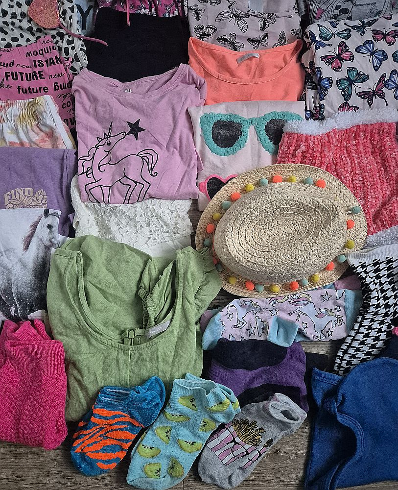 SET OBLEČENÍ HOLKA CELKEM 54 KUSŮ VEL 158/164/170 - 5