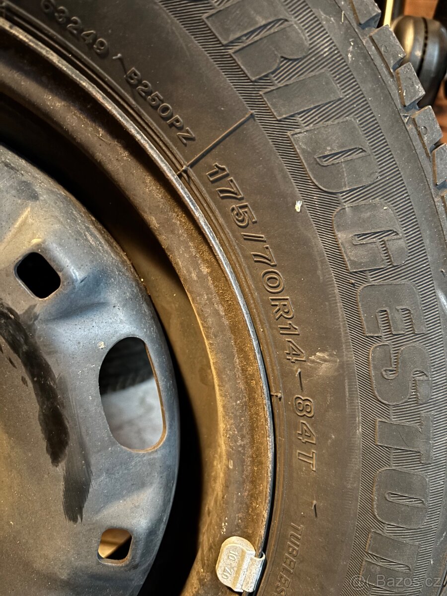 Plechové disky 5x100 R14 - 5