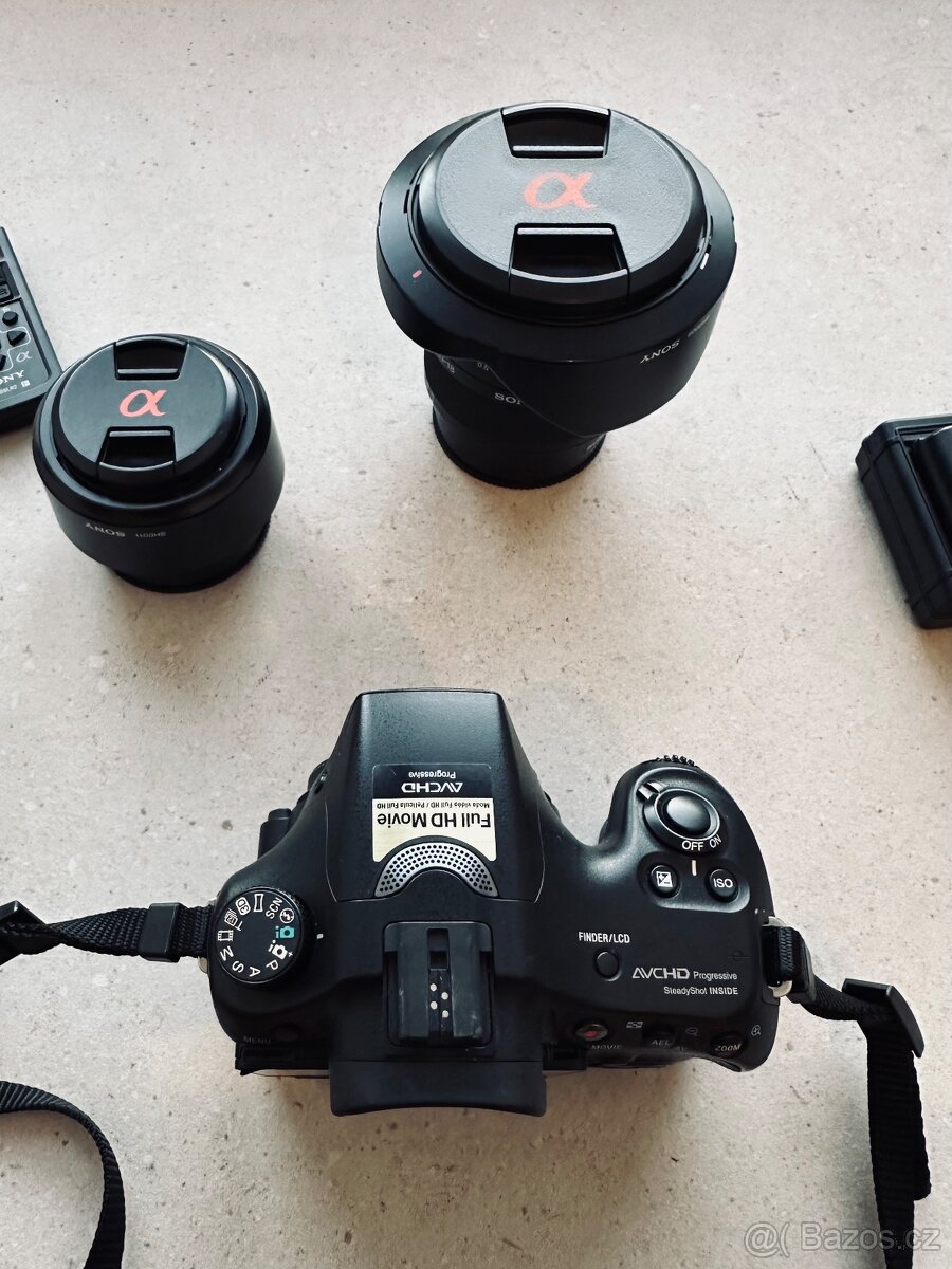 Sony SLT-A57 s objektivy SAL50F14 a SAL1118 + příslušenství - 5