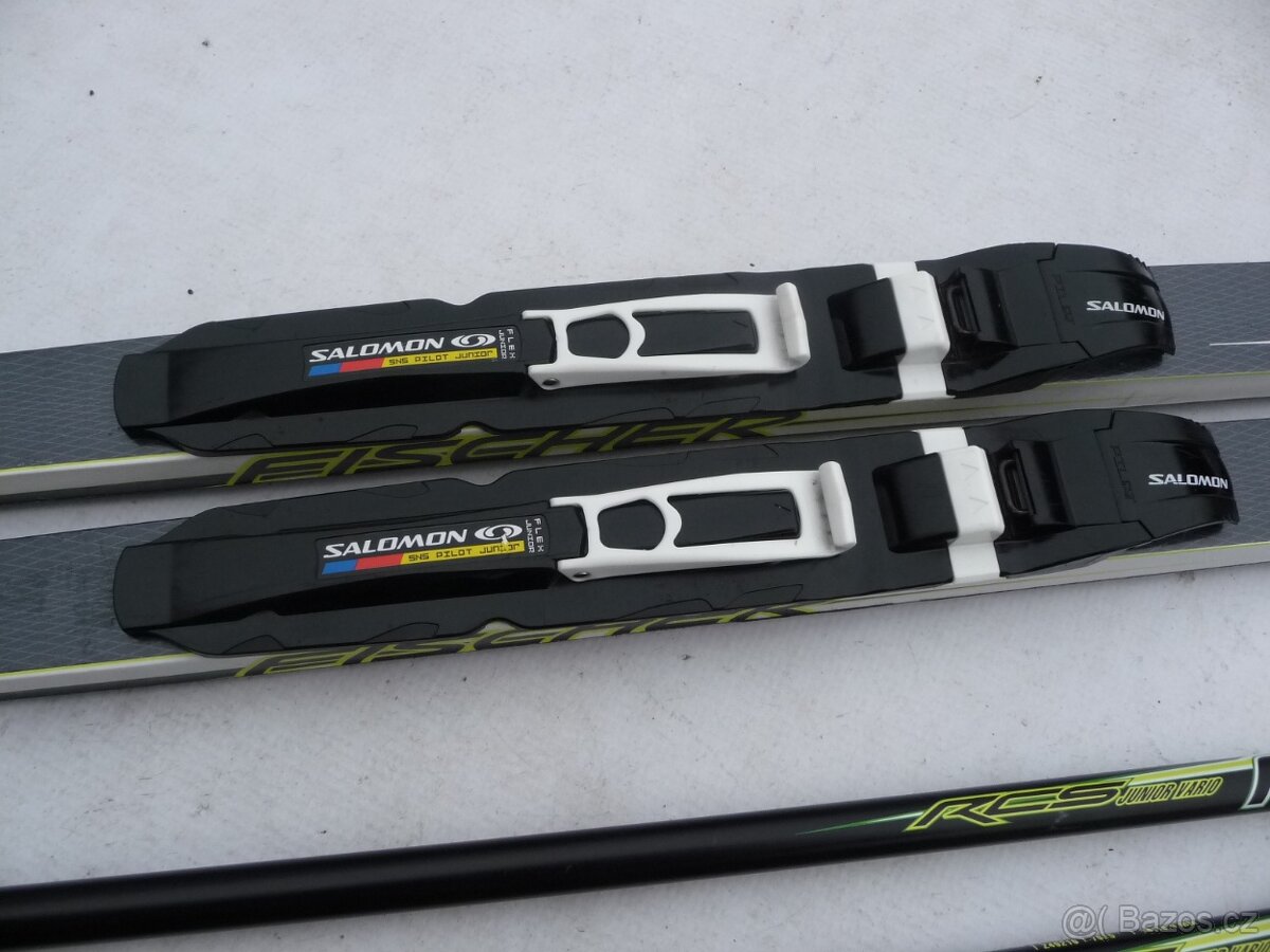 běžky FISCHER RCR Skatecut 162 cm + vazani Salomon SNS +Hol - 5