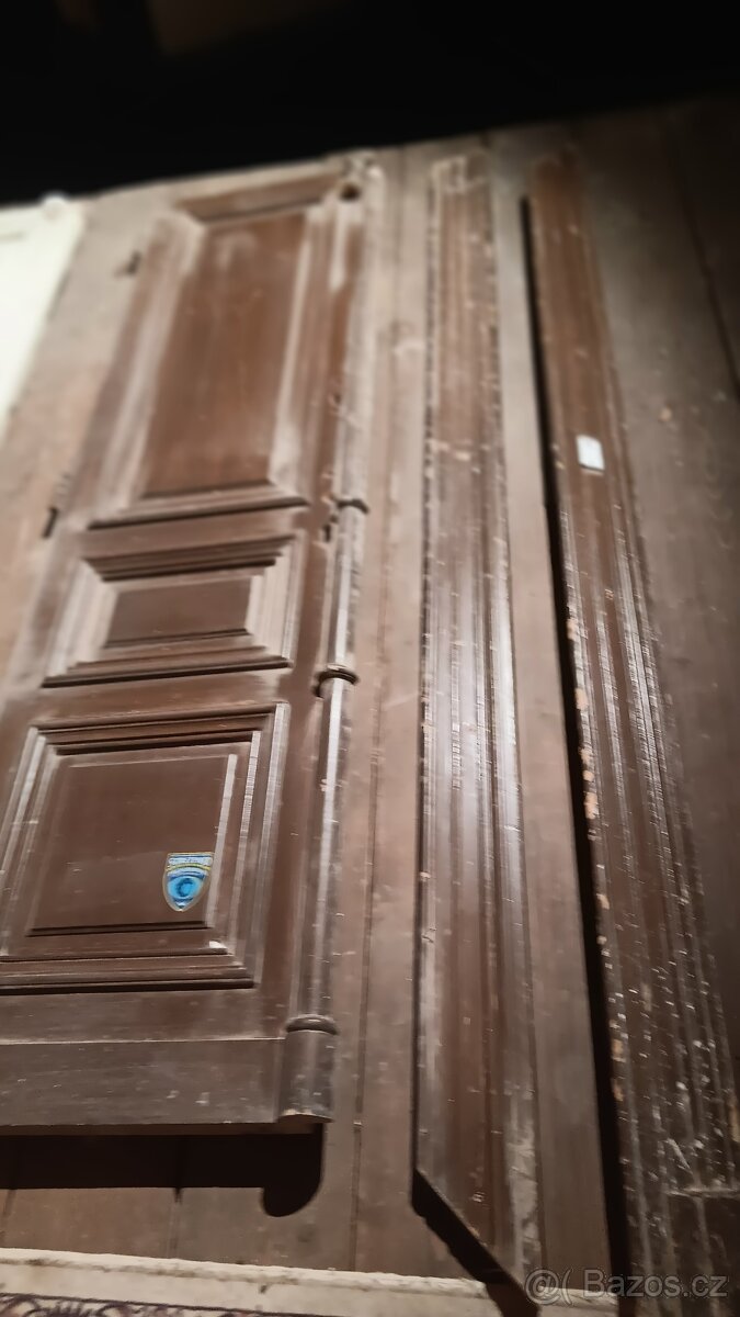 Krásné interiérové dvoukřídlé kazetové dveře - 5