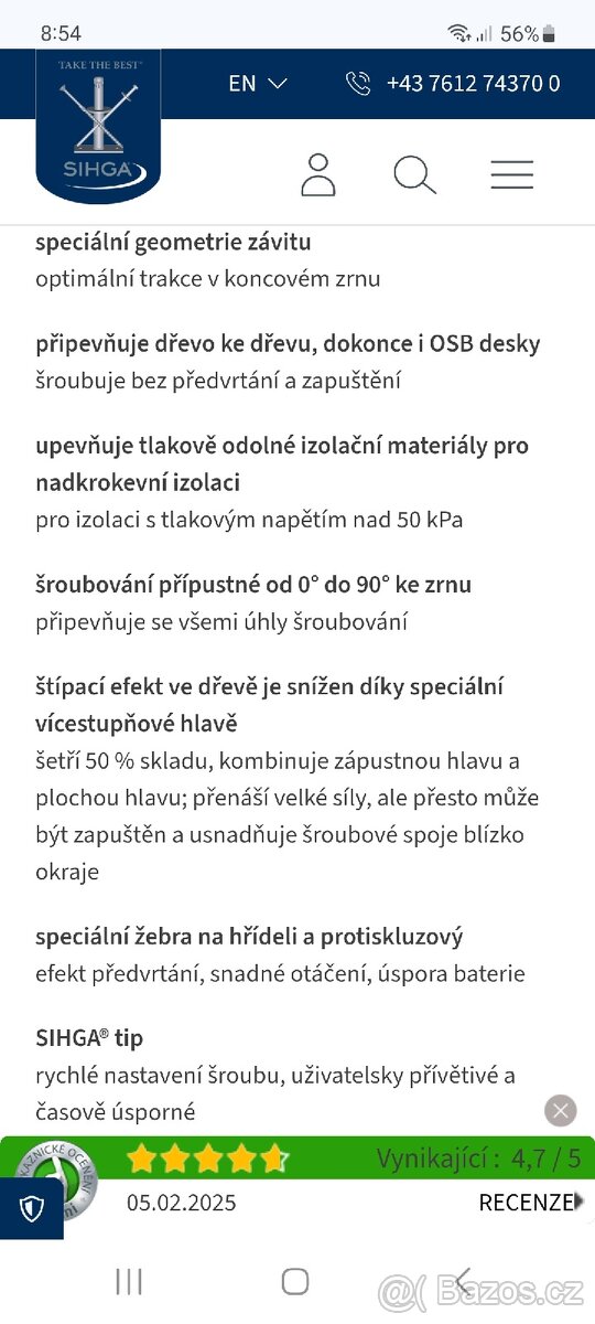 Vruty SIHGA GoFix II 8x340mm - 5