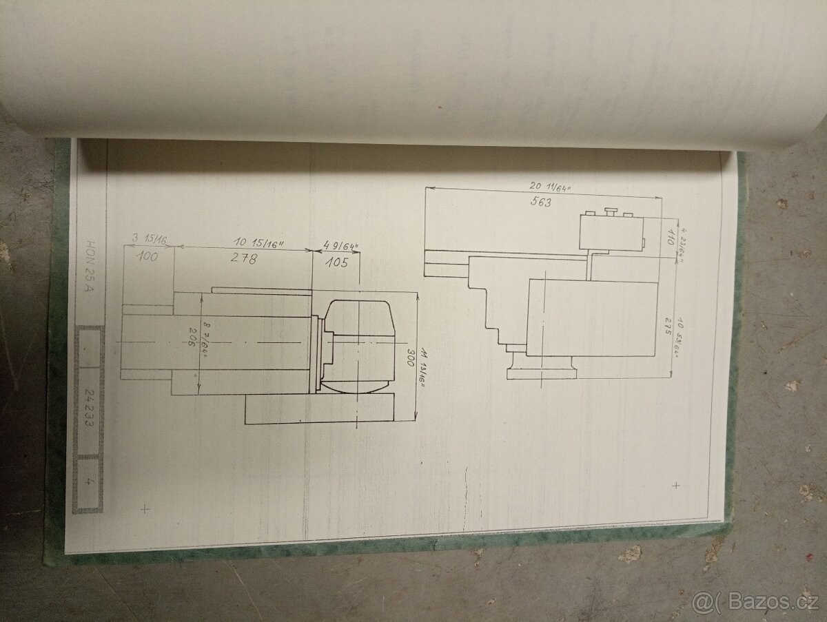 Manuál obrážecí hlava HON 25 A - 5