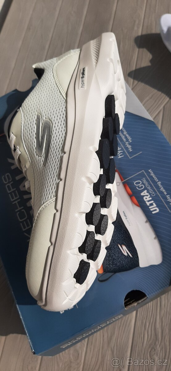 Nové bílé tenisky Skehers 43 - 5