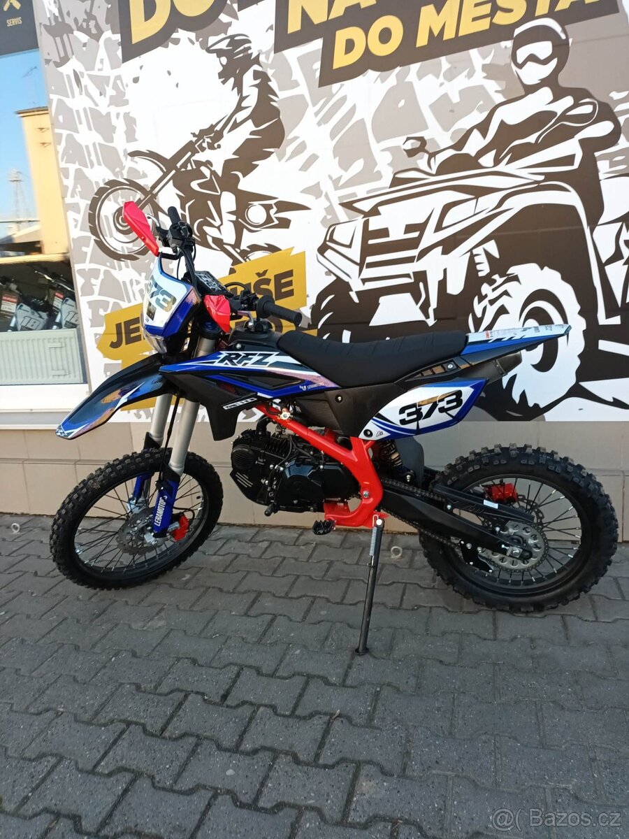 Pitbike Thunder 140cc 19x16 E-start červená - 5