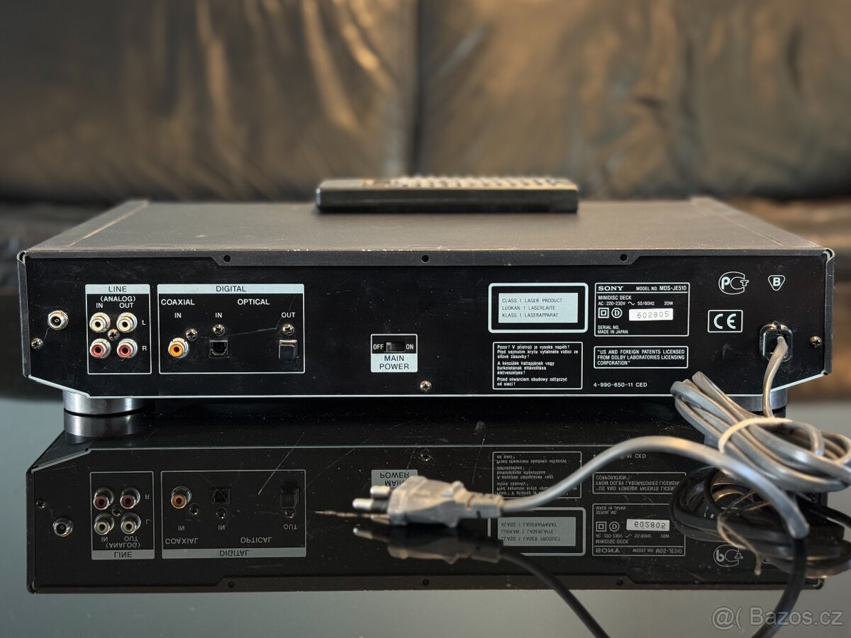 Sony MDS-JE510 MiniDisc přehrávač s DO - 5