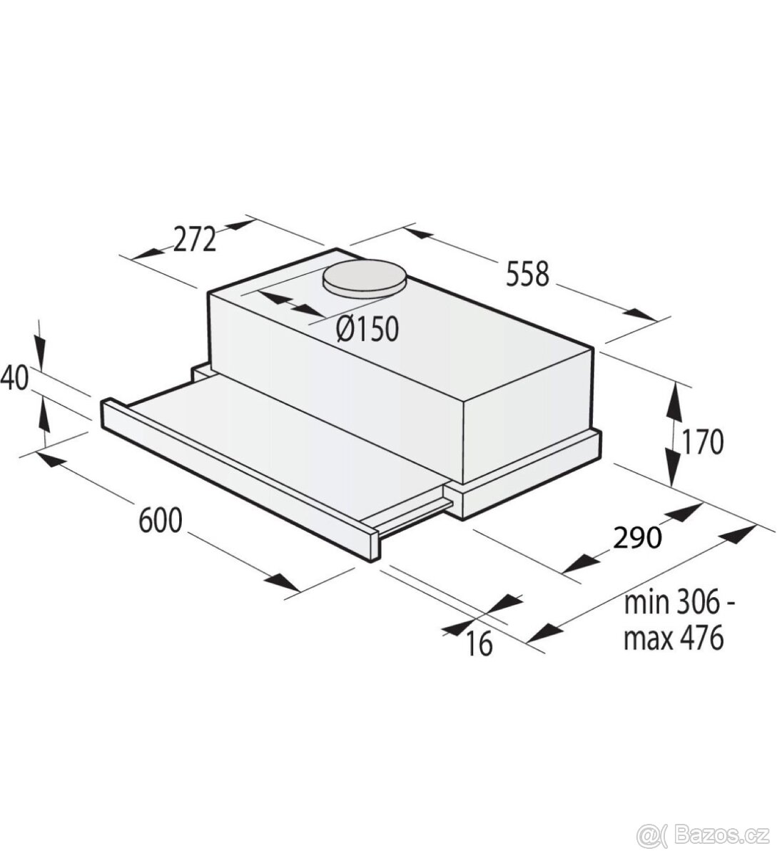 Digestoř MORA OT 652 X - 5