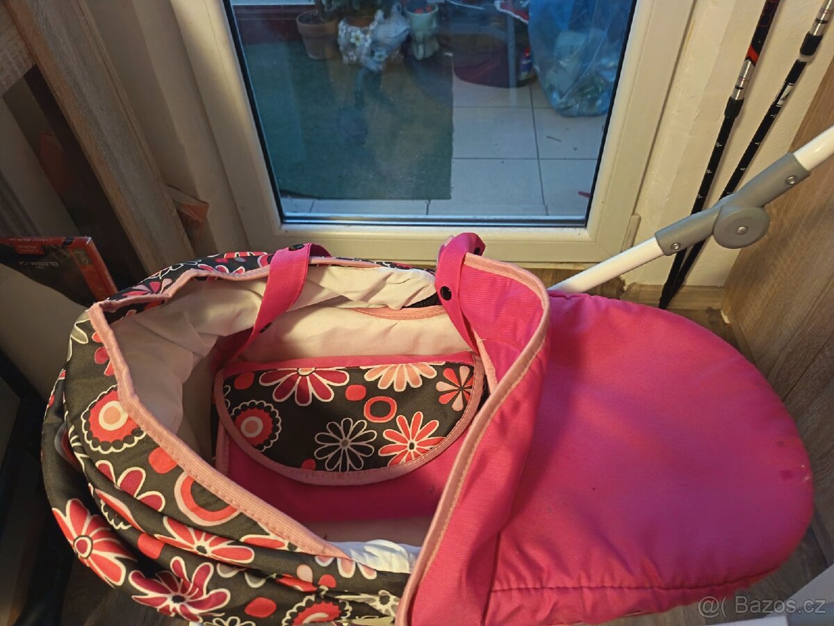 Kočárek na panenky se židličkou - 5