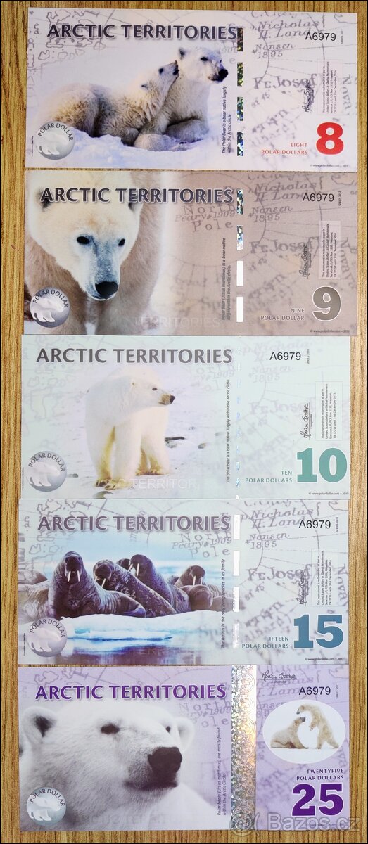 Arctic - sada 14 kusů unc - 5