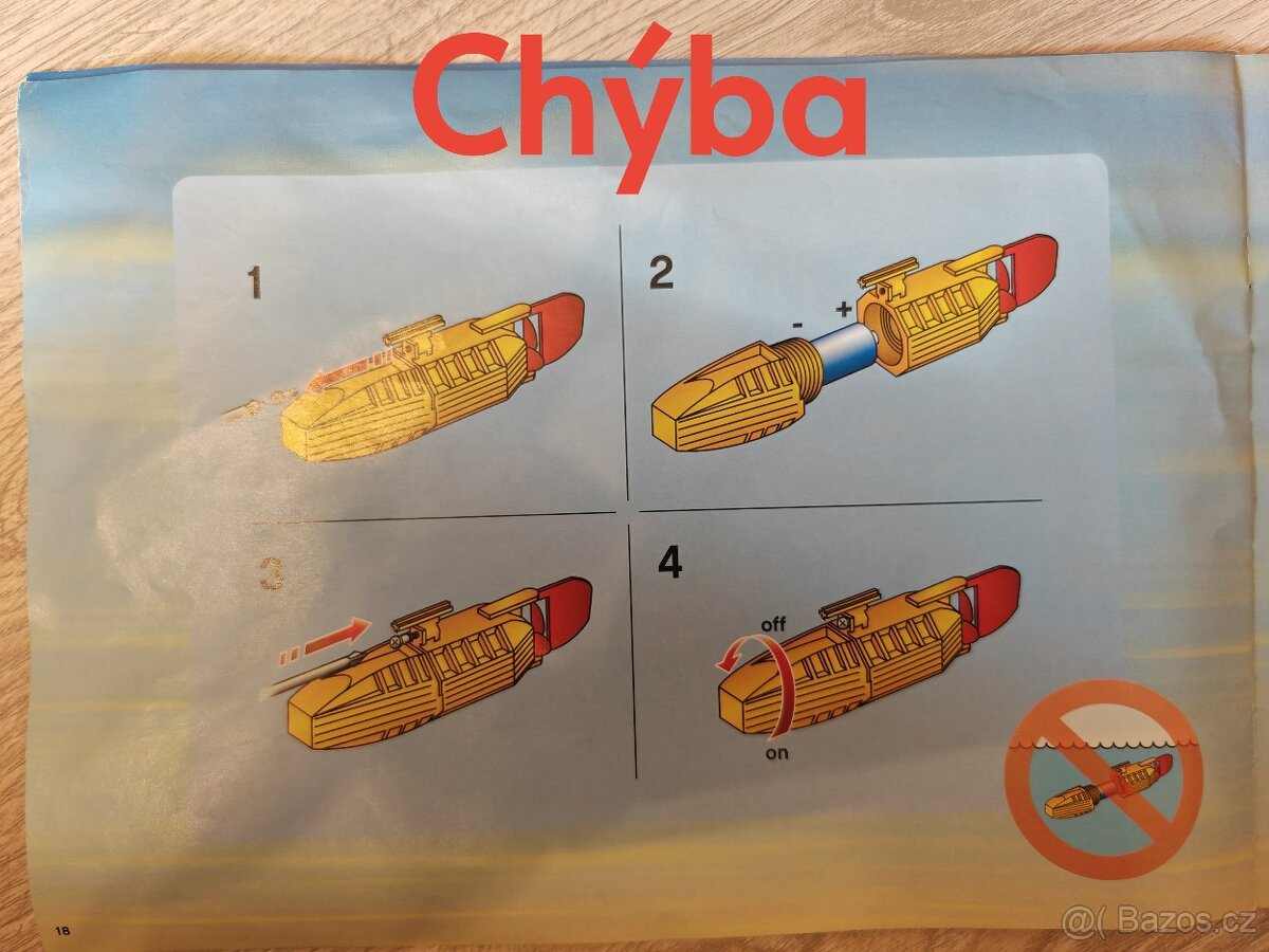 LEGO Rychlý motorový člun 7244 - 5