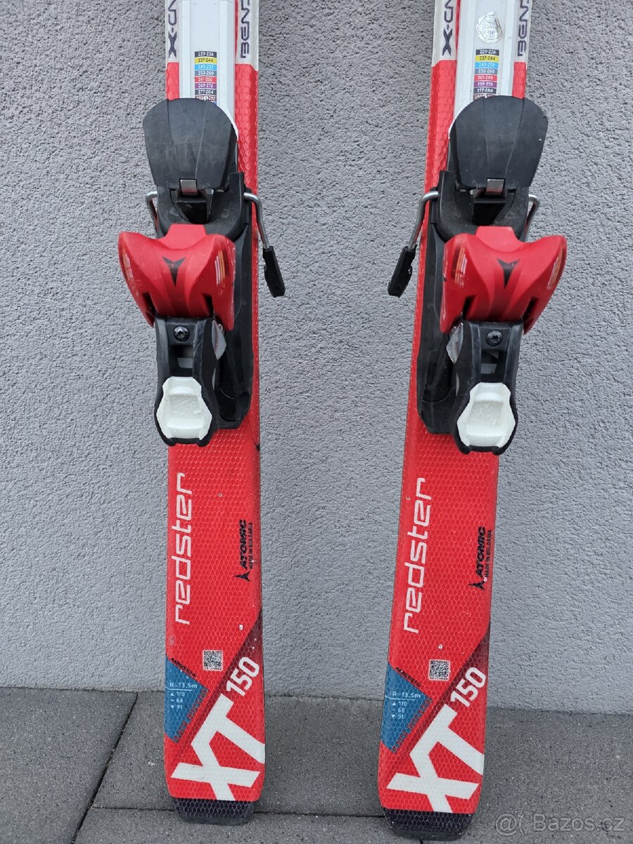 Lyže ATOMIC REDSTER, 150 cm + lyžáky - 5