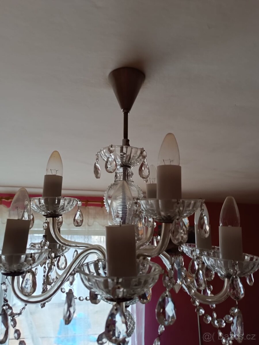Křišťálový lustr 9 ramenný - 5