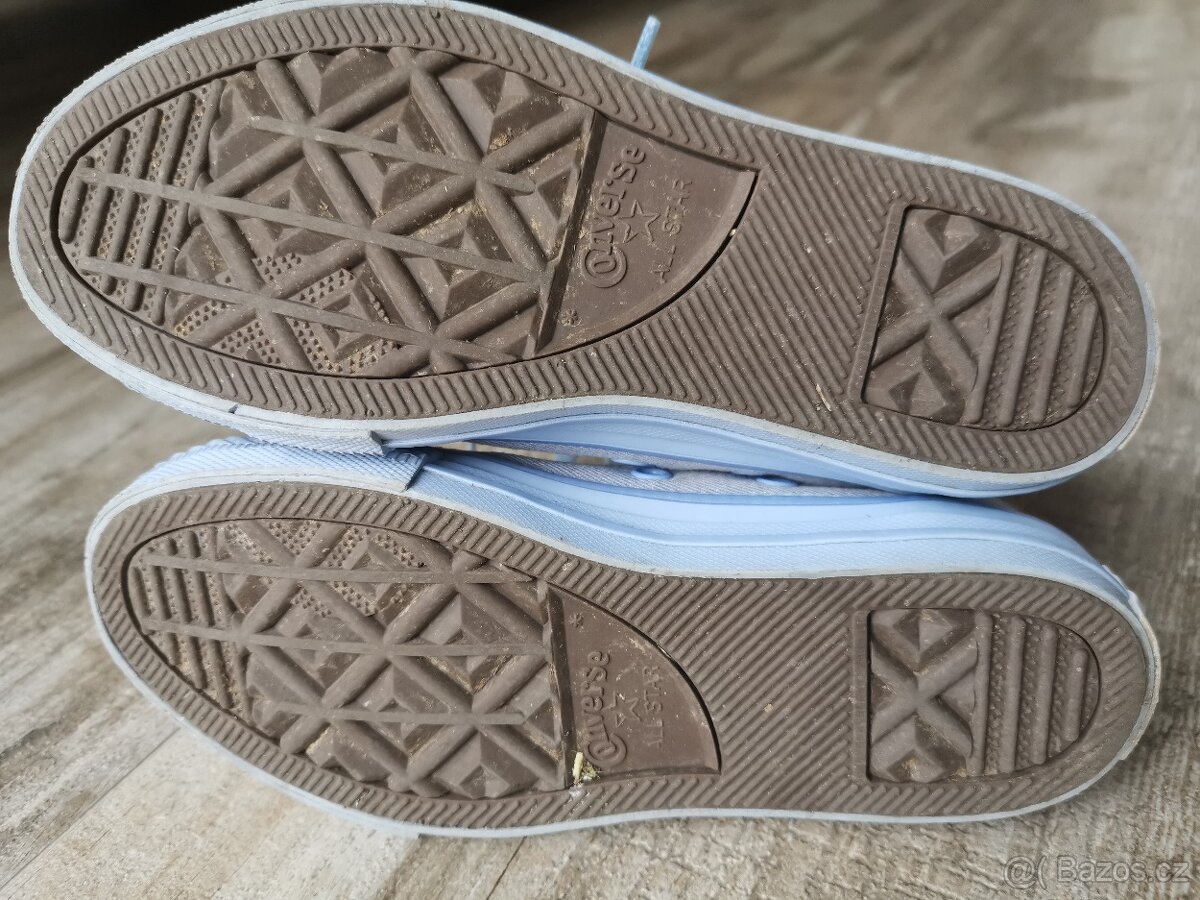 Converse dívčí tenisky světlemodro-stříbrné vel.30 - 5