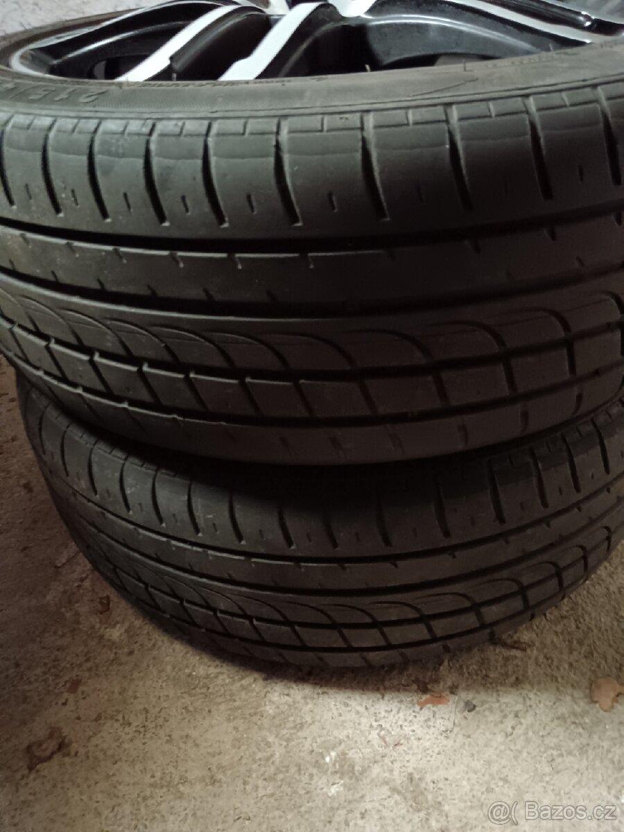 Prodám ALU kola 5x112 R17 + pneu - 5