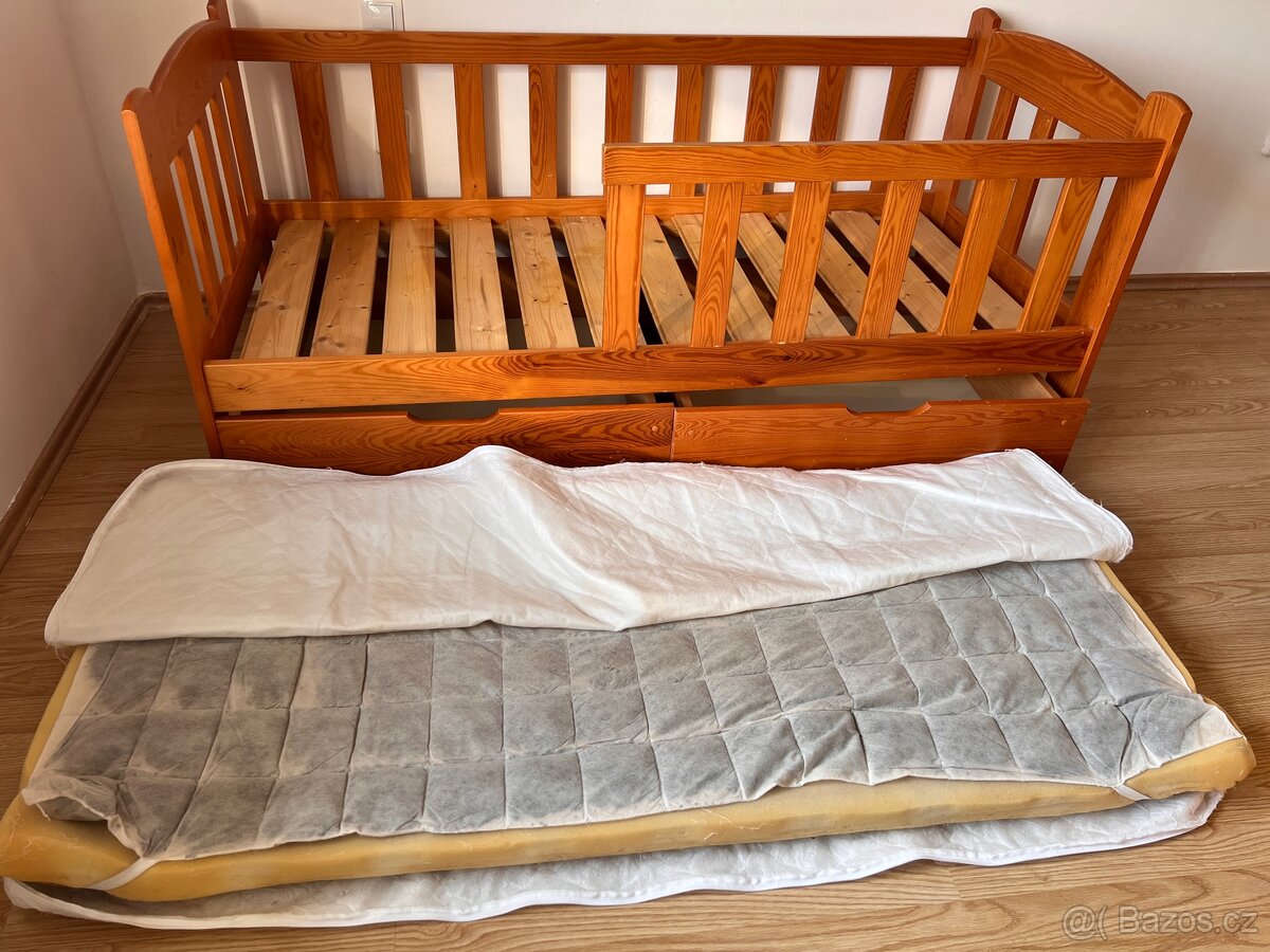 Dětská postel s úložným prostorem 160x70cm - 5