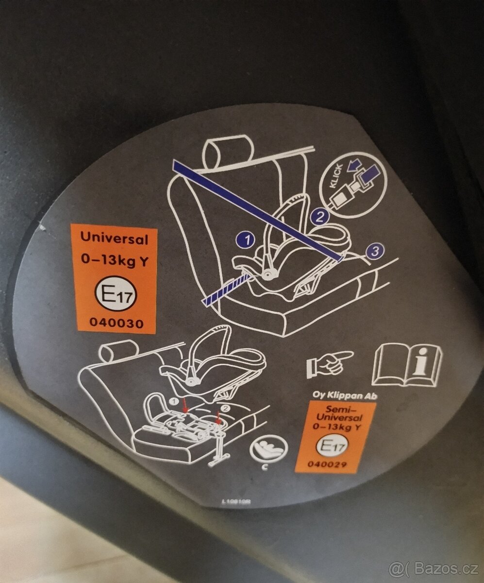 Klippan Dinofix autosedačka vajíčko - 5