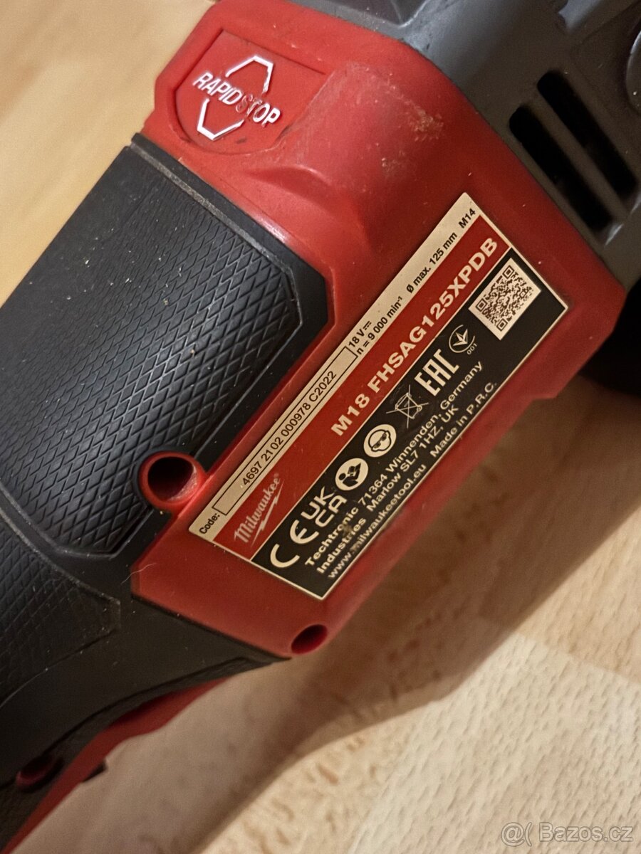 Milwaukee M18 FHSAG125XPDB Uhlová bruska 125mm - 5
