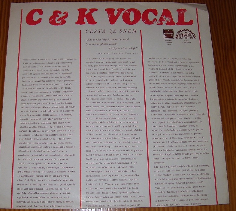 LP deska Generace C&K Vocal z r.1977/137/ - 5