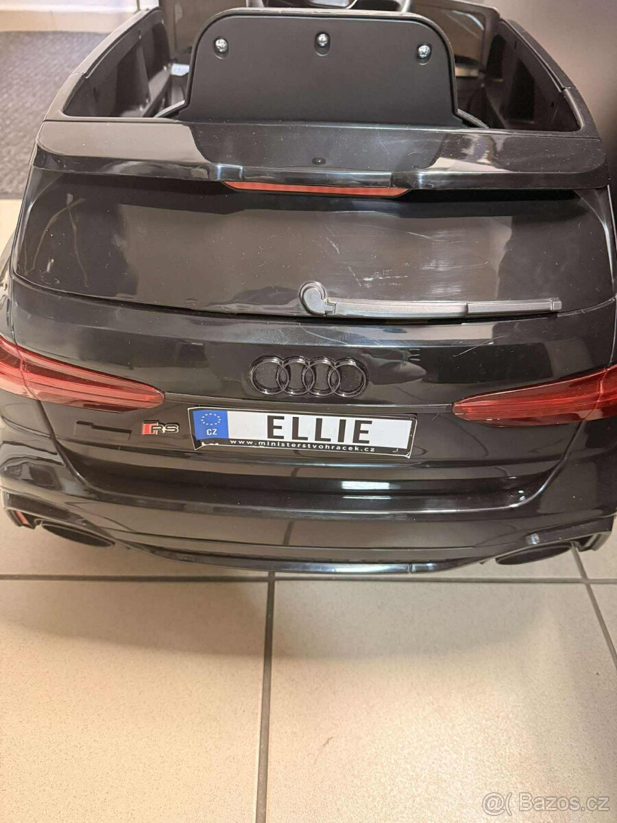 Eletrické autíčko Audi RS6 Černé Záruka 18 Měsicu - 5