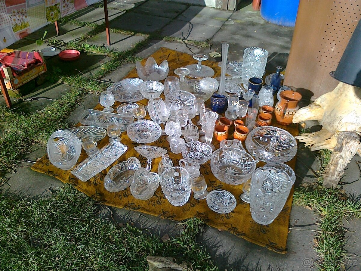 Broušené sklo + keramika - 5